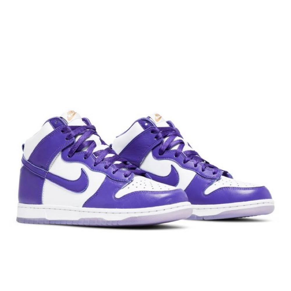 Women’s dunk high varsity purple